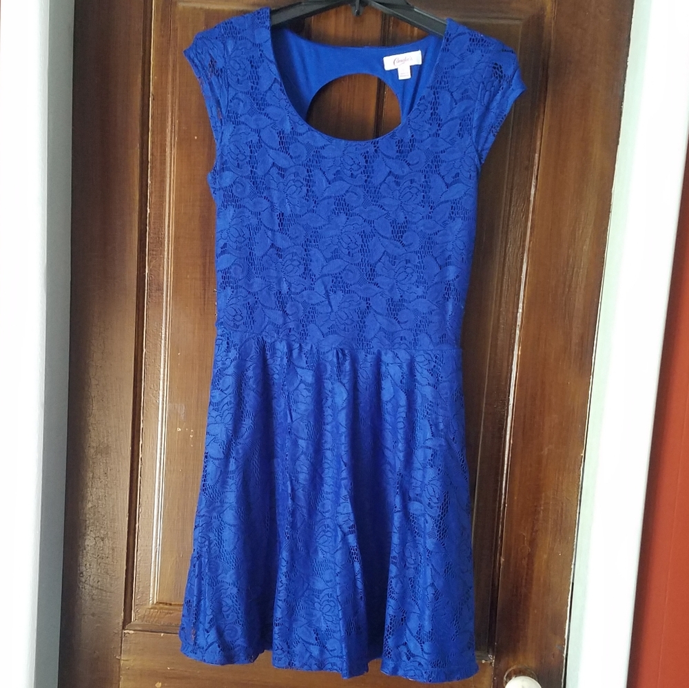 Candies Blue Lace Dress